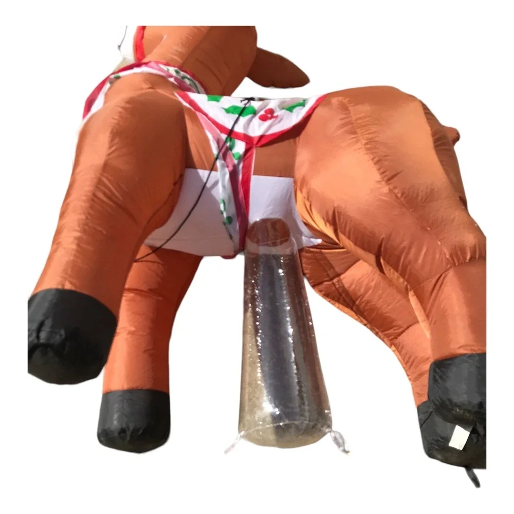 6 FT Christmas Inflatable Reindeer Blow up Outdoor Yard Decoration